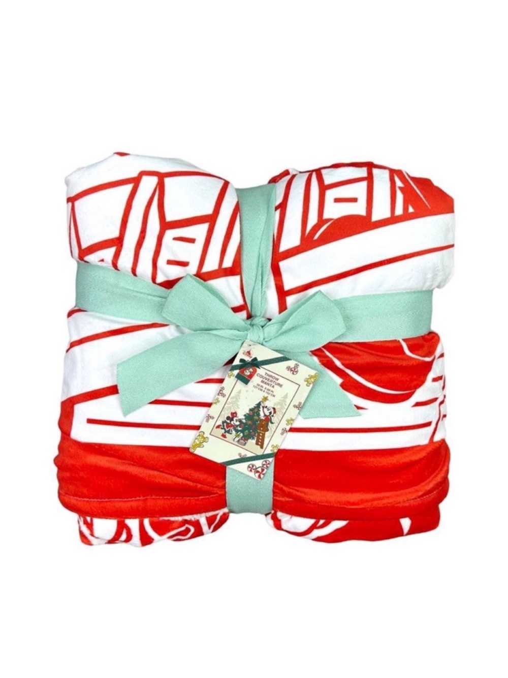 Disney Mickey and Minnie Mouse Holiday Fleece Throw - 50” x 60”